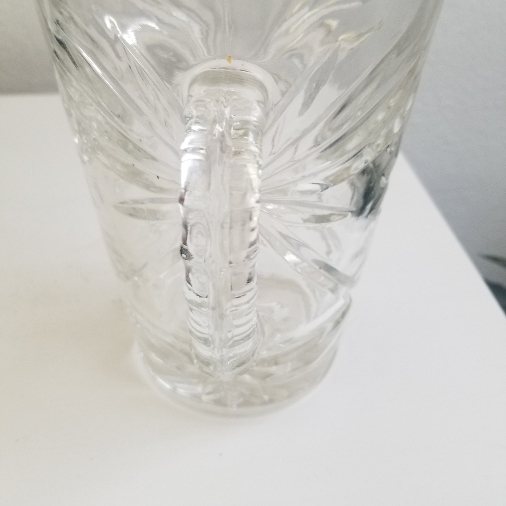 Glass Cut Pitcher - Picture 6 of 7